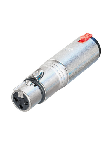 Adaptateur XLR 3 poles Femelle / Jack 6,35 stéréo Femelle Format connecteur