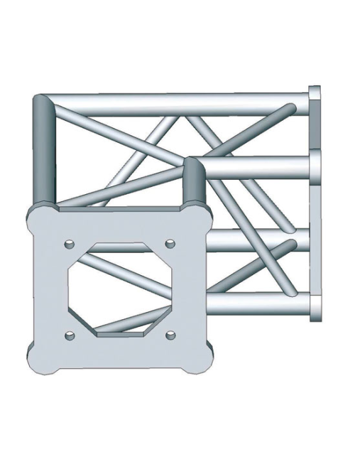 90° angle 2 departures 0m25 x 0m25 - 57ASC1522