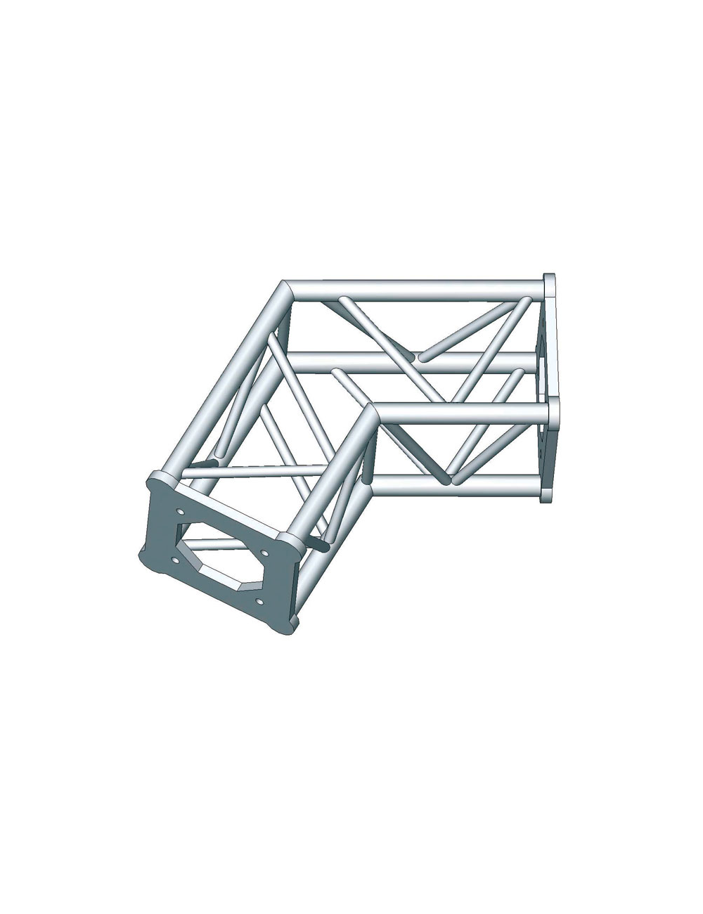 Angle 120° 2 departures 0m25 x 0m25 - 57ASC1524