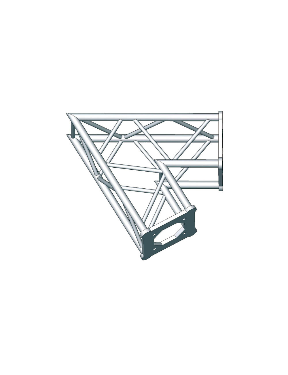 Angle 60° 2 departures 0m40 x 0m40 - 57ASC1521