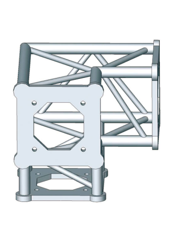 Angle 90° 3 departures 0m25 x 0m25 x 0m25 - 57ASC153