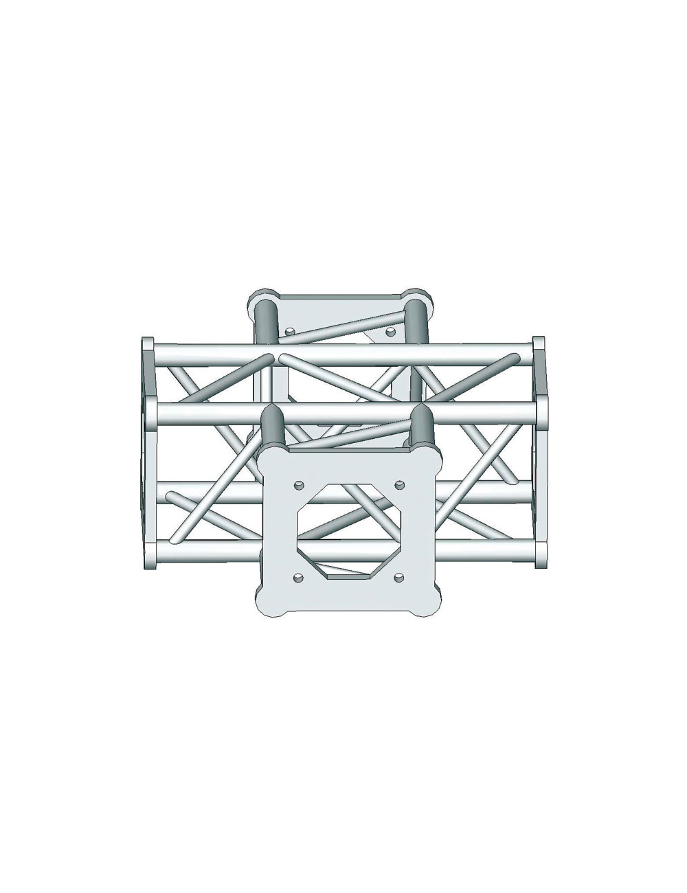 Angle 90° 4 departures 0m35 x 0m25 - 57ASC1541