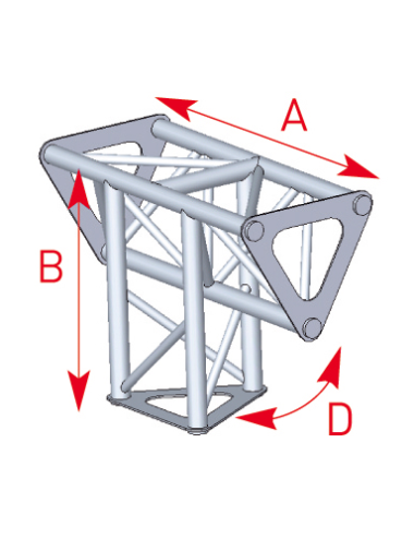 Angle vertical 3 départs 90° lg 0m25 x 0m35 - 57ASD1534