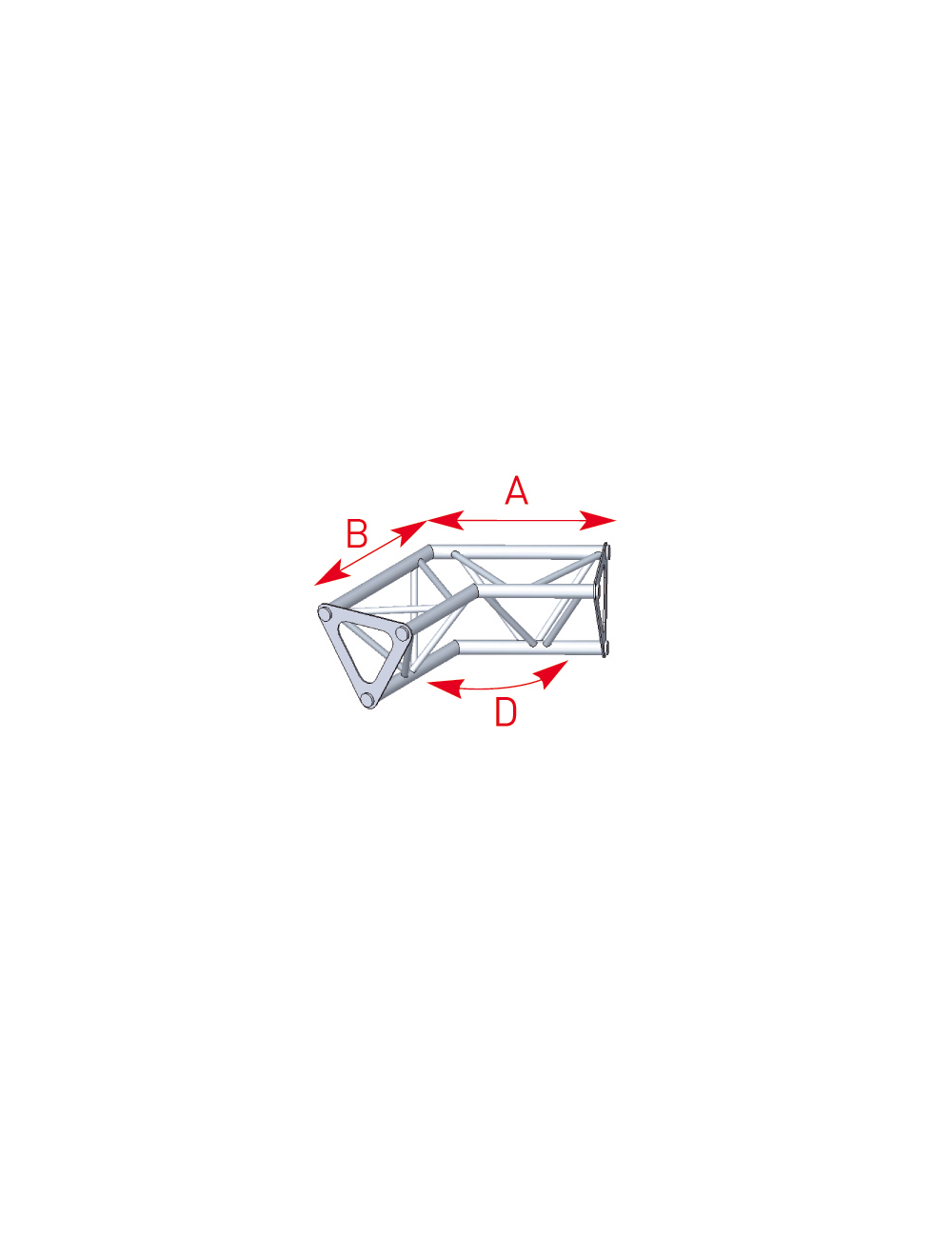 Angle 2 departures 120° lg 0m25 x 0m25 - 57ASD1524