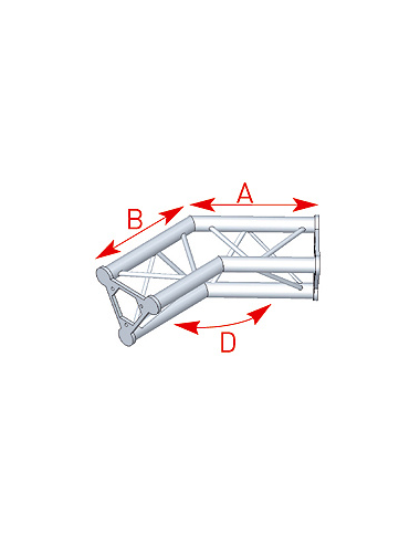 Angle 2 départs 135° lg 0m40 x 0m40 - 57ASD25