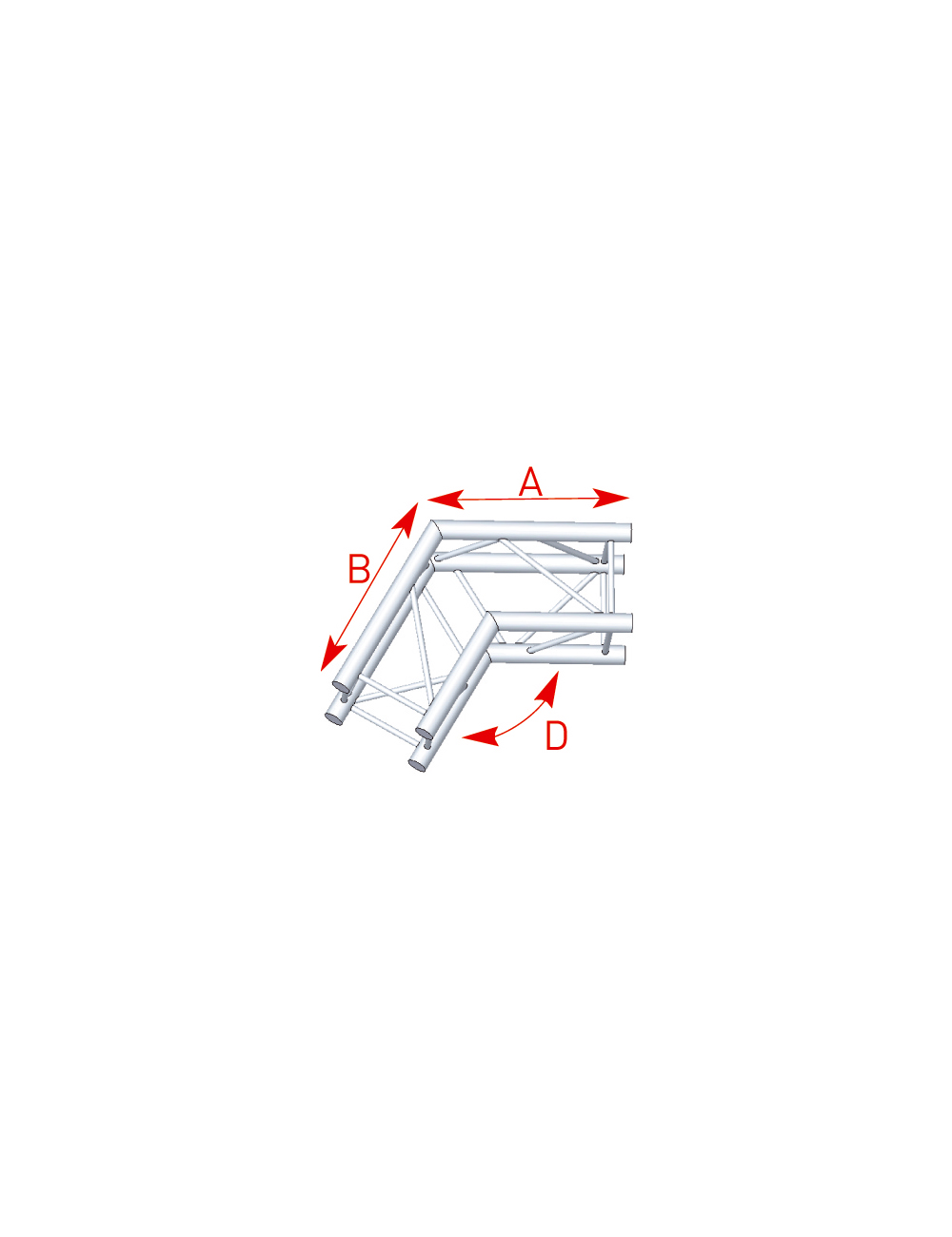 Angle 2 departures 120° lg 0m50 x 0m50 - 57ASZ24