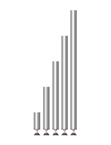 Adjustable walkable foot 0.4M