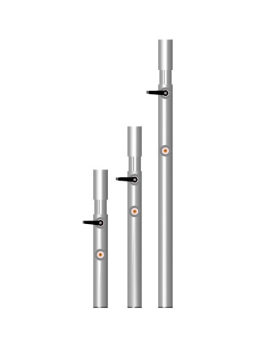 Practicable telescopic foot from 0.40 m to 0.60 m