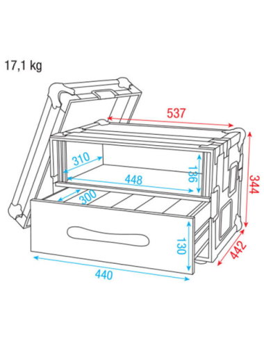 Flight case for Micros HF