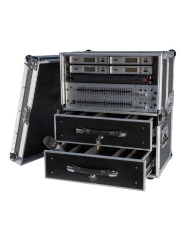 Flight case pour Micros HF 2