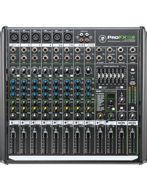 Console Analogique avec liaison USB Mackie ProFX12 V2