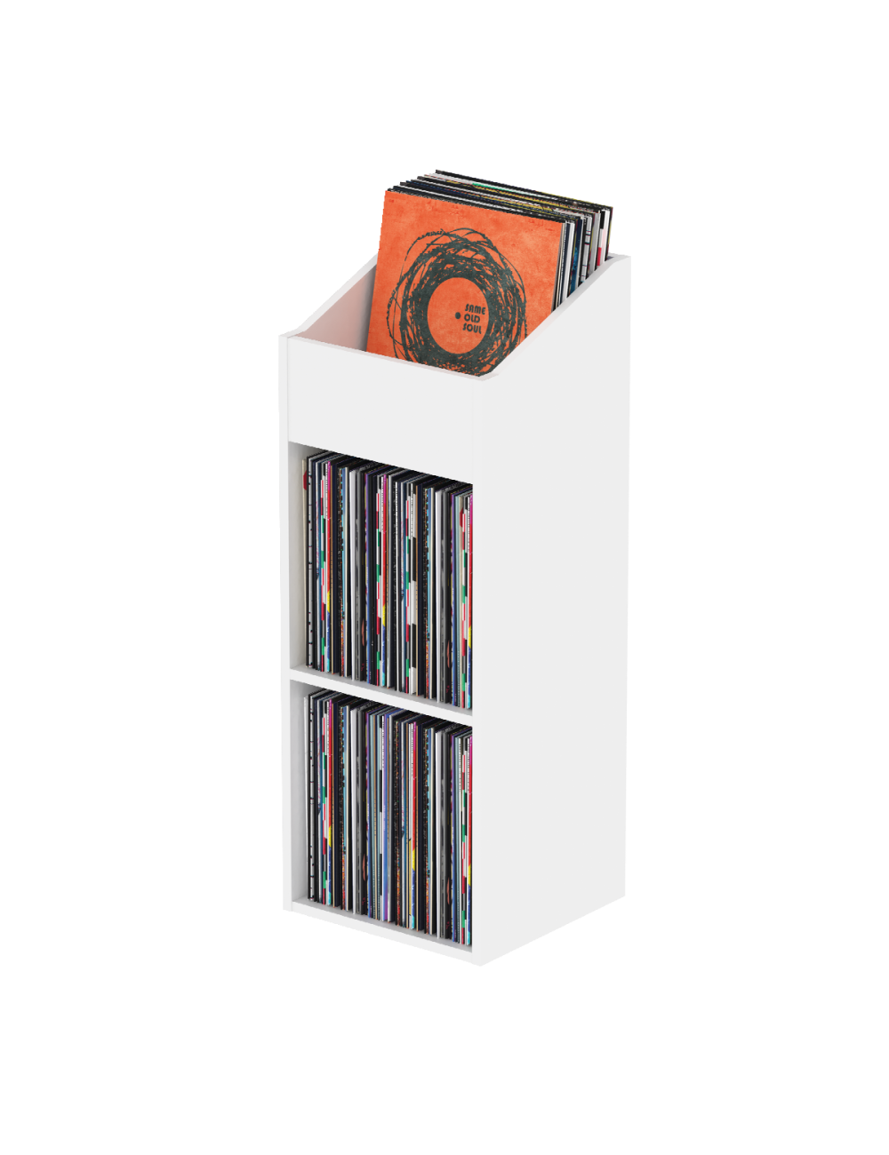 RECORD BOX 330 WHITE