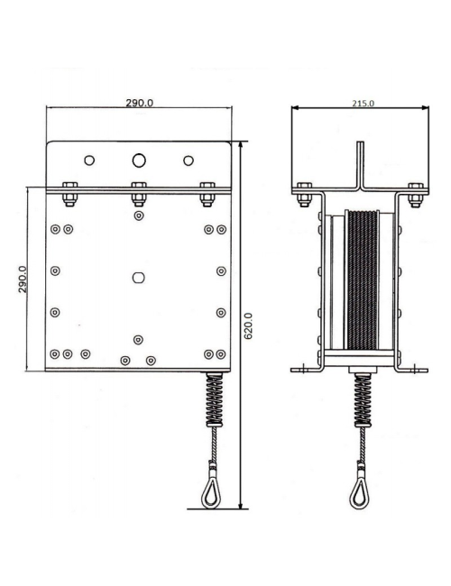 Antichute de charge (maxi 1000 kg)