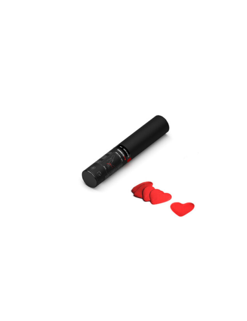 Electric hand cannon - Heart confetti 28 cm